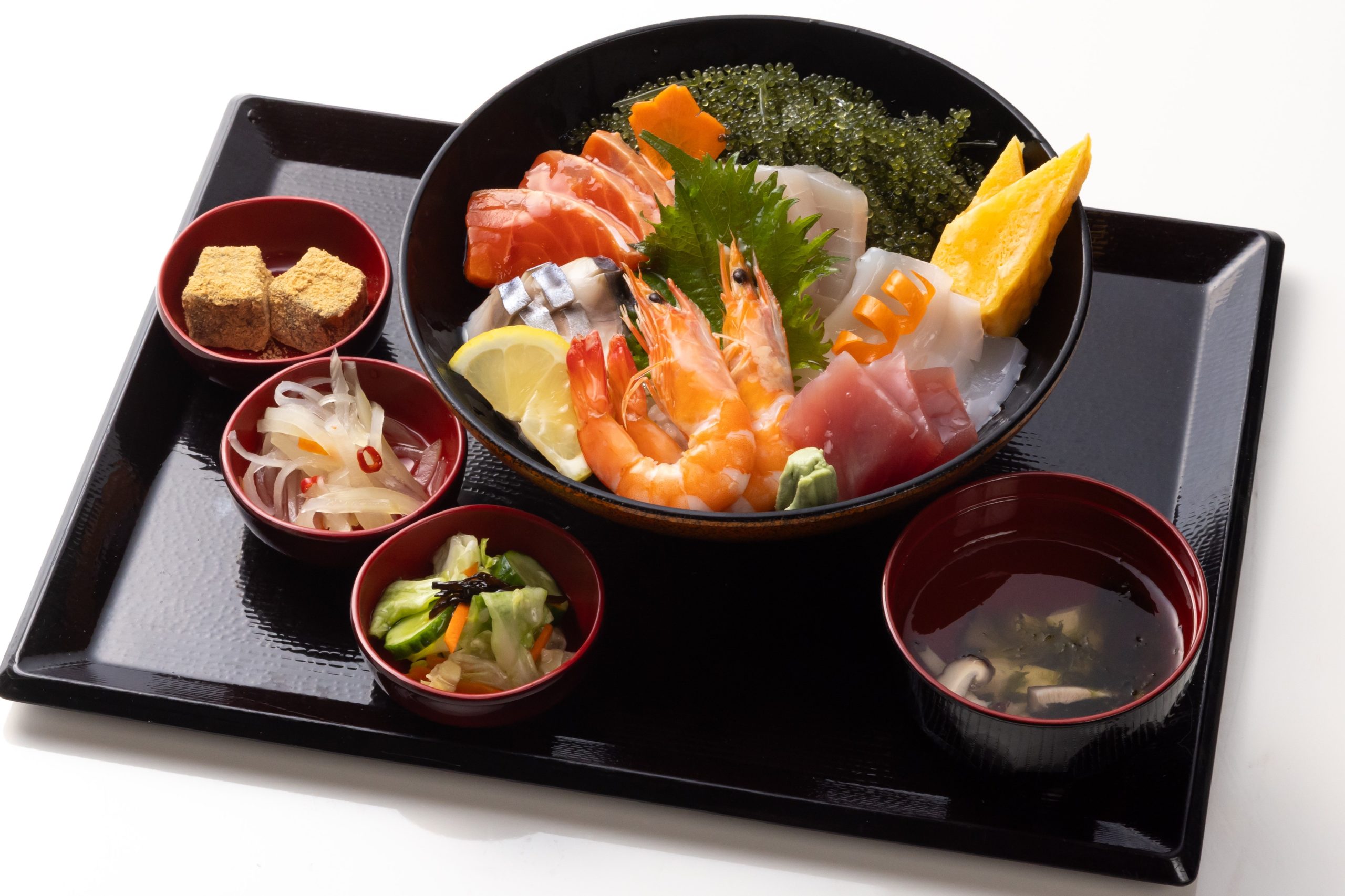 海葡萄海鲜盖饭